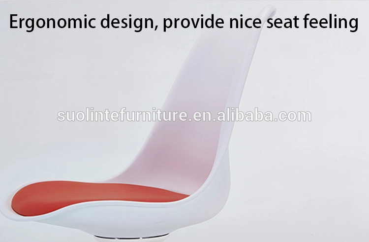 metal swivel base high back modern kitchen counter bar stools silla tulip