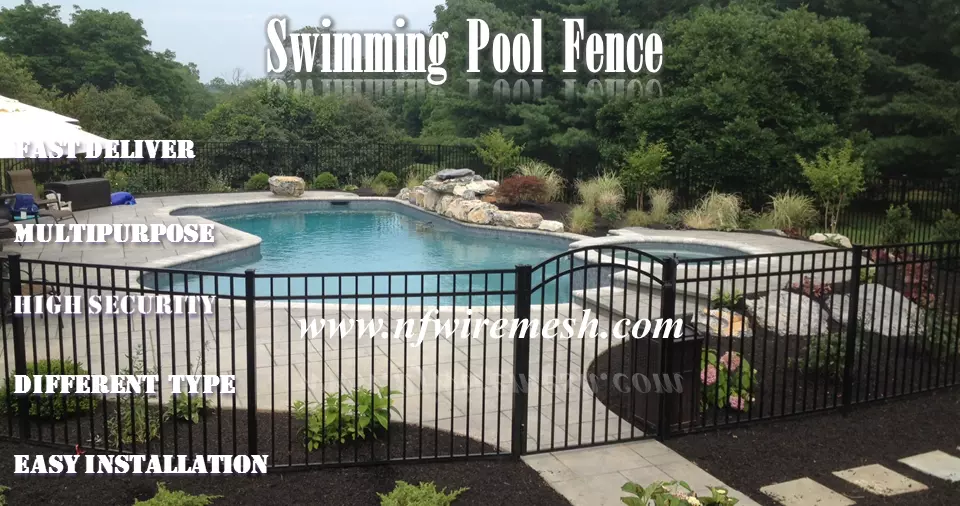 Chile Hot sale Anti-Rust Powder Coated Security Swimming Pool Iron Fence(Guangzhou Factory)