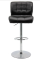 Wholesale modern commercial furniture black pu leather bar stools for hot sale 2017 