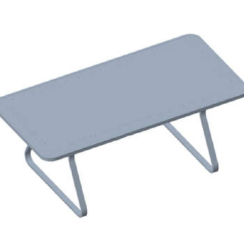 Garden Furniture Outdoor Cast Aluminum Restaurant Office Pool Dining Coffee Table 