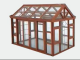 Large design beautiful patio conservatory aluminum solarium sun room glass