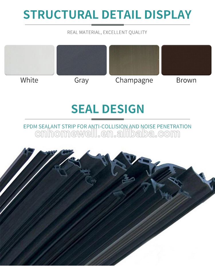 Tempered Glass Aluminum Frame Slant Roof Sunroom Glass House Home