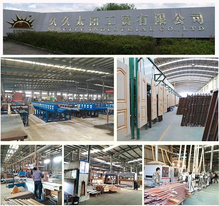 High Quality Entrance Steel Wood Door