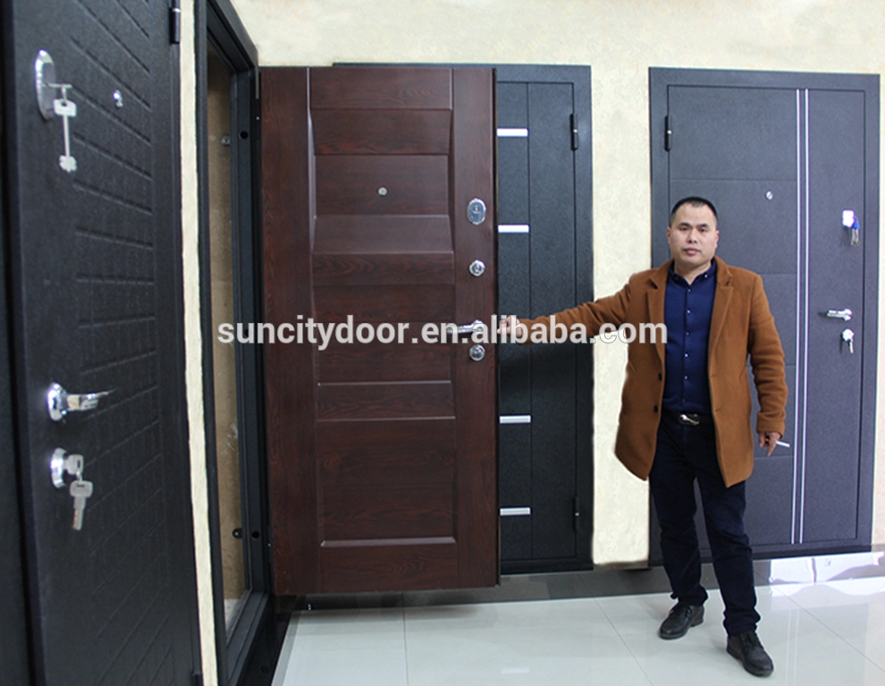 SC-A206 Front Door Price Steel wooden Doors Entry Door