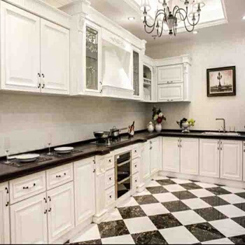 Modern Designs Shaker Style PVC Door Kitchen Cabinet For Europe Market 