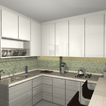 Shandong Factory hot sale cheap pantry designs modular kitchen 