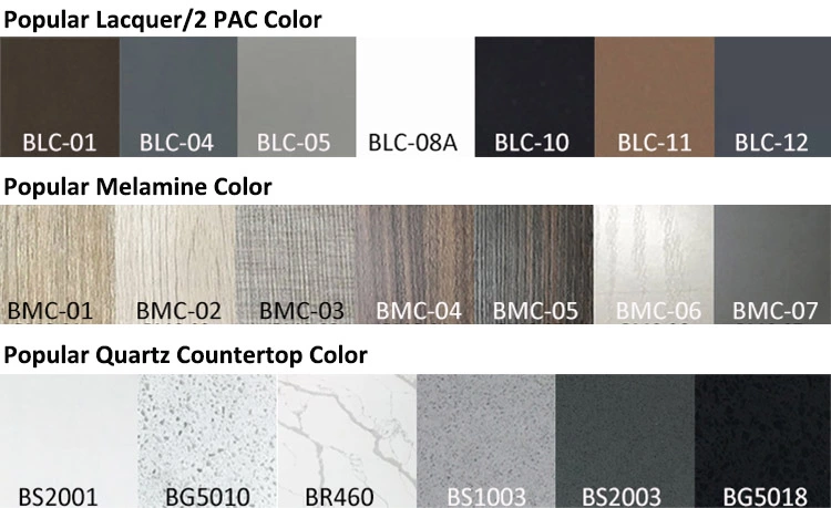 Wholesale Prefab RTA Solid Wood Kitchen Cabinets