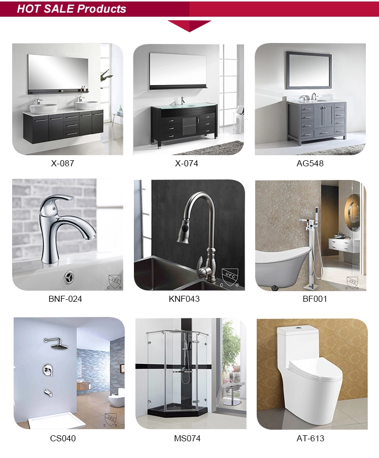Round Double Handles Wall Mounted Solid Brass Hot and Cold Basin Faucet with Built in Box