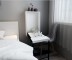Bedroom space saving small furniture simple folding bedside table with coffee desk bookcase 