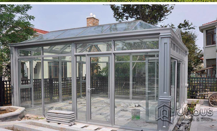 The latest design Aluminum windows and doors manufacturer Aluminum Sunroom