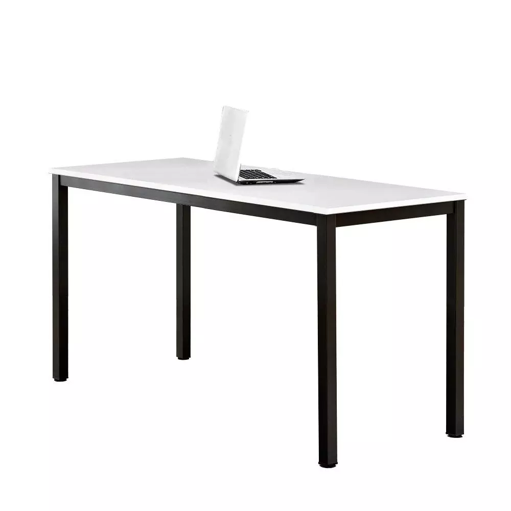 Modern office table desk simple design metal frame wooden office table home single computer desk table