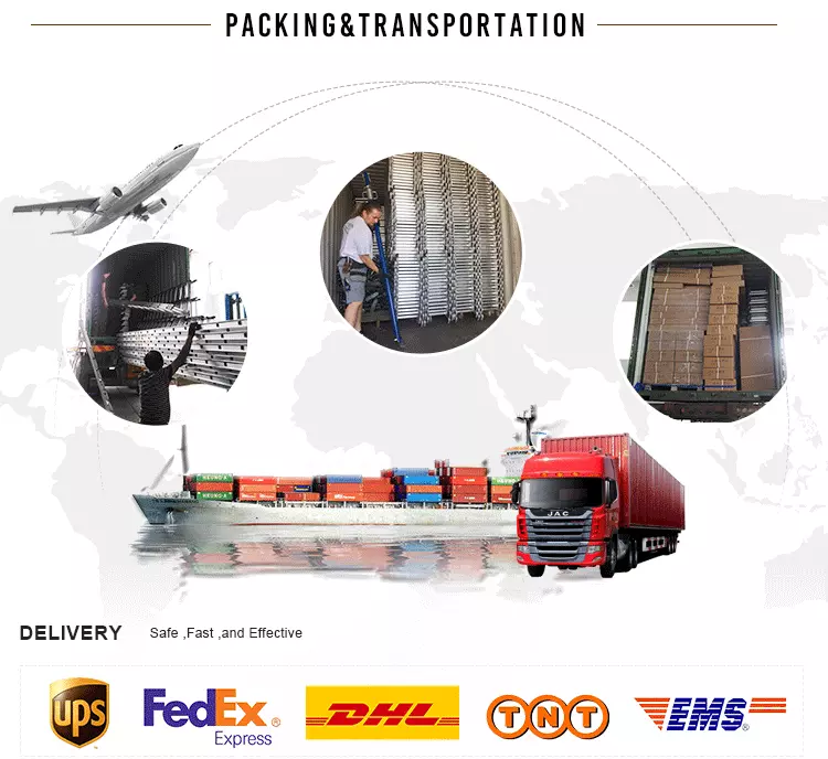 DX-HH207,Safety Household Ladder Extension Multi Purpose Ladder Household Twin Ladders 7 Steps with tool tray TUV certified