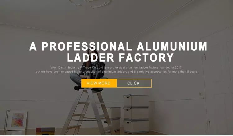 DX-0260 Fancy Ladder Yarn Folding Step Ladder Safety Aluminum Multi Purpose Ladder Aluminium Portable Scaffold