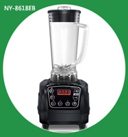 2200W high power LCD screen German motor technology kitchen power blender with stainless steel blade