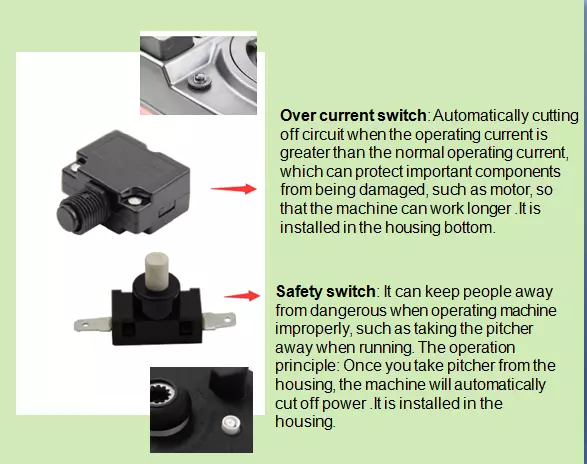 High speed multi purpose kitchen blender big power