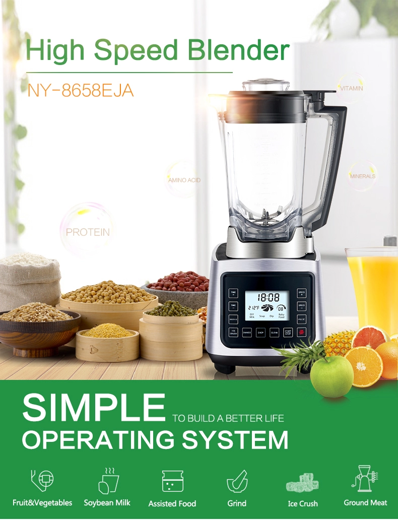 die casting heating power commercial blender soup maker
