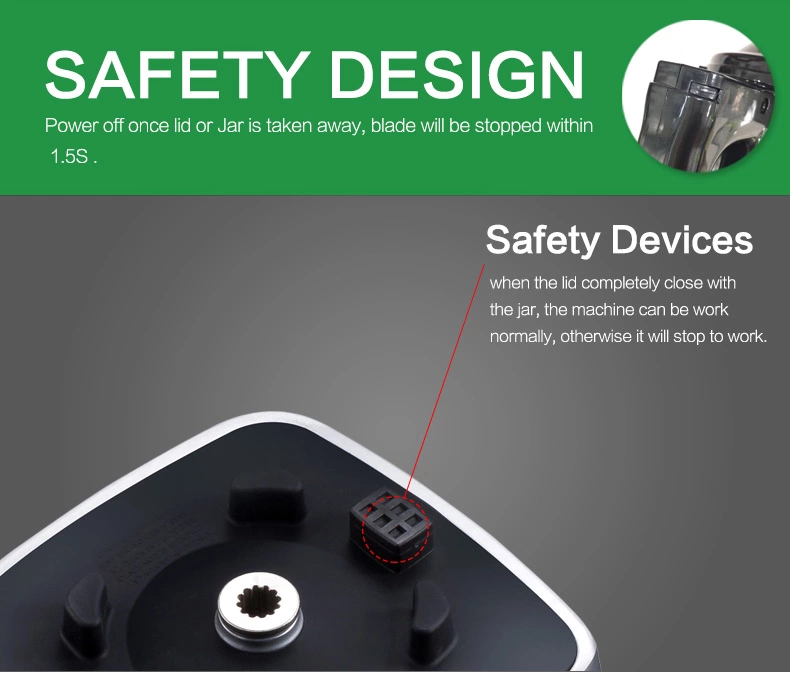 Kitchen appliances food powerful blenders Electric Vegetable Blender die cast aluminium blender