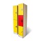 Customized 6 door gym school locker with bench office home Multi-door multi-purpose storage cabinet 