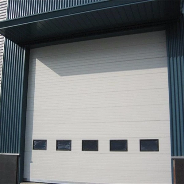 Sectional Standard Lift Industrial Door with Visual window