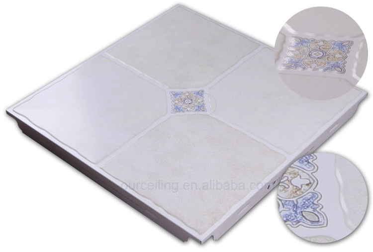 2X2 sound absorption living room pastoralism aluminum alloy ceiling tile