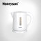 Honeyson new hotel low wattage white plastic electric kettle 