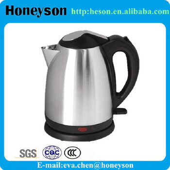 hotel guest amenity stainless steel electric water kettle/boiler for guest room use 