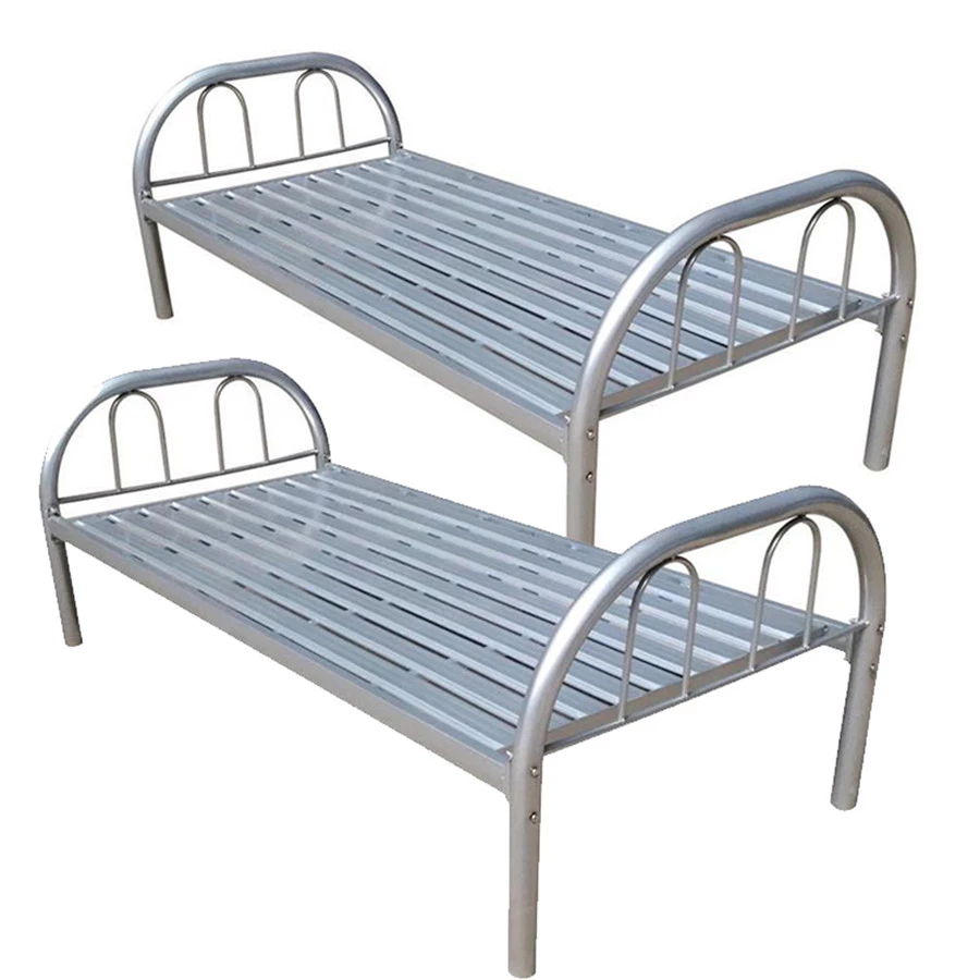commercial double high iron bunk beds for adults