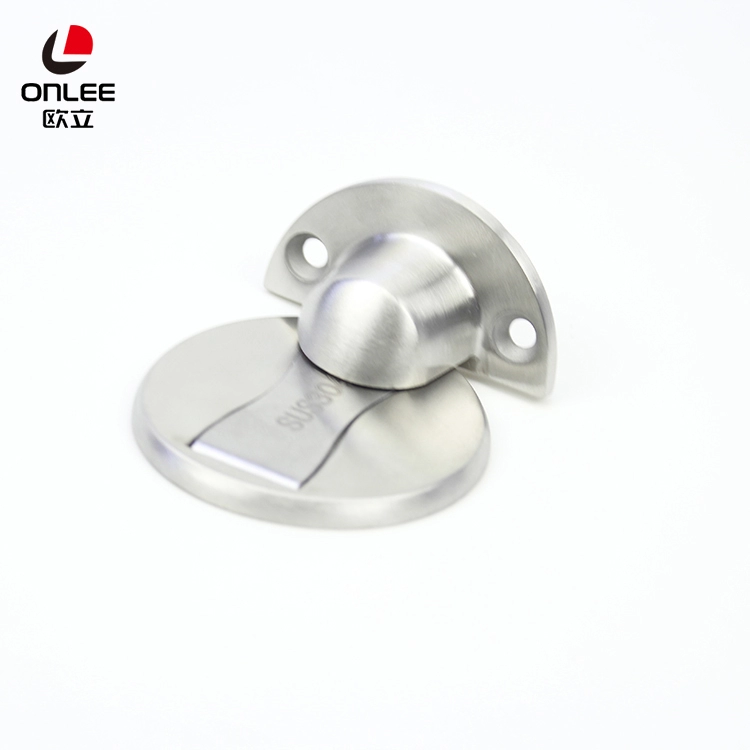 new style durable nickel door stop rubber