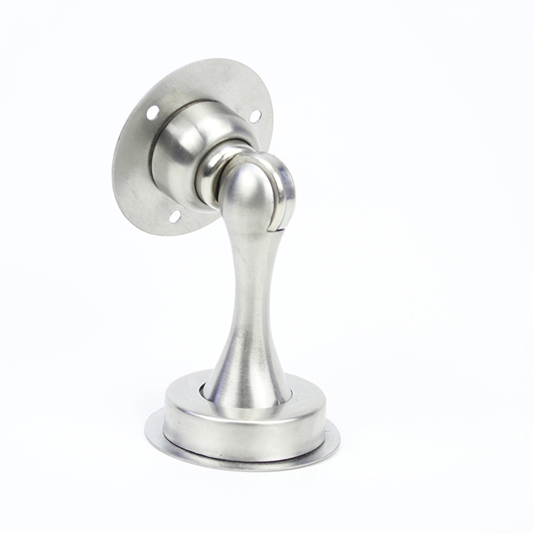High quality interior door security nickel door stopper shower