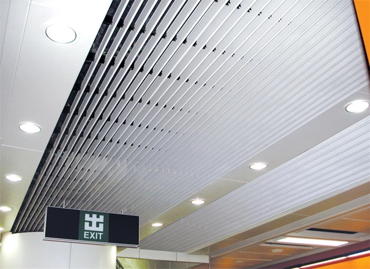 ACEBOND Sale commercial ceiling tiles drop ceiling Aluminium strip ceiling