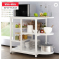 Modern Microwave Oven Rack Shelves Stand Home Kitchen Storage Space Saver Steel