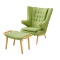 Latest design comfortable relaxing one seat wooden sofa wood rest chair 1 seater wood sofa high back chair with pedal 