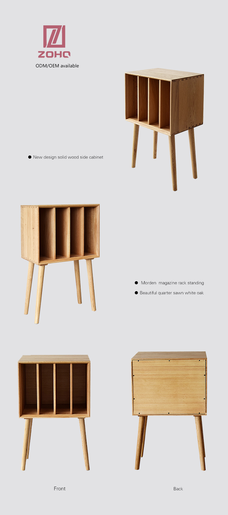 Cheap bedroom furniture pine wood 5 tier tall narrow bookcases soild wooden corner bookcase