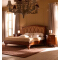 French luxurious cherry wood bed bedroom furniture double beds 