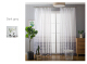 2020 Modern Europe style nice voile curtain printed sheer Terylene tulle curtain for window Zucchi textile factory