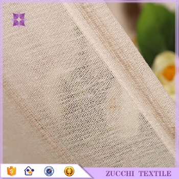 Japan Korean Style Stripe Linen Voile Curtain For Bedroom Hotel Kitchen 