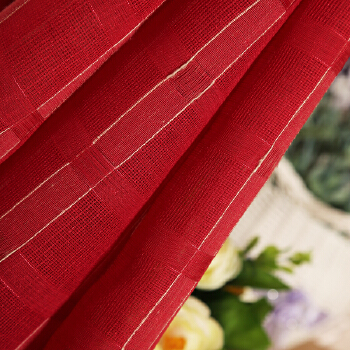 Cheap Colorful Sheer Curtain Organza Solid Terylene Voile Tule Curtain Panel 