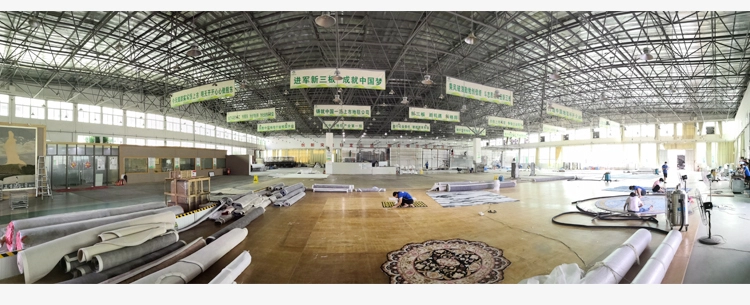 Pvc 50*50CM Nylon Office Decor Carpet Tile