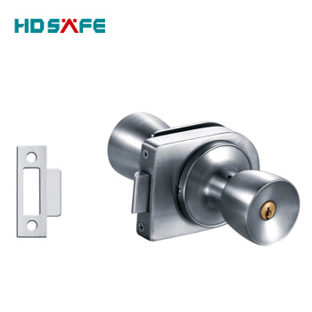 stainless steel glass door lock hardware easy to install 