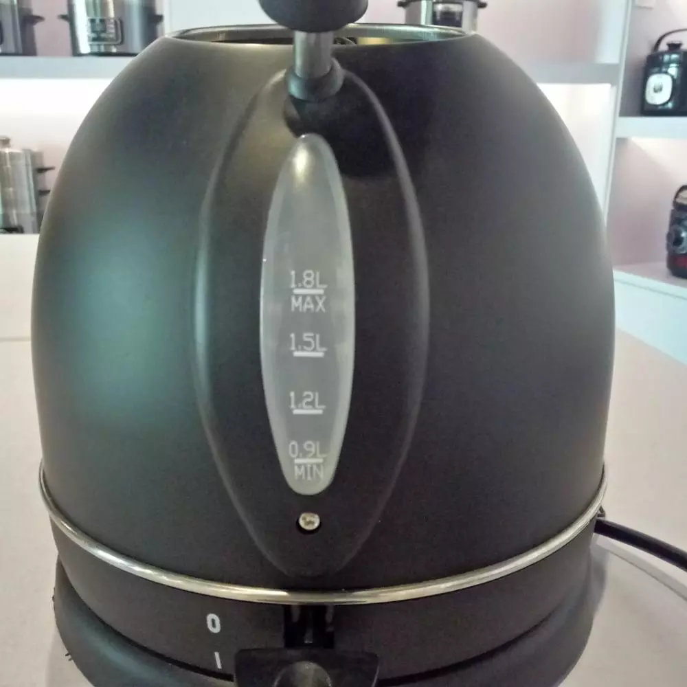 1.8L #201 SS Black lid electric kettle