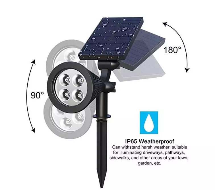 home solar power system garden light