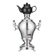 home appliances modern imperial 110v stainless steel electric iranian russian turkish tea kettle samovar