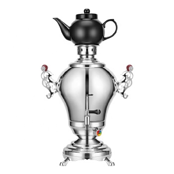 home appliances modern imperial 110v stainless steel electric iranian russian turkish tea kettle samovar