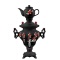 Electric plastic Samovar turkish tea kettle pumpkin decal body 