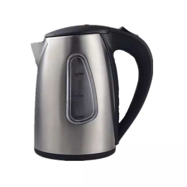 stainless steel  with window and filter cordless stainless steel kettle