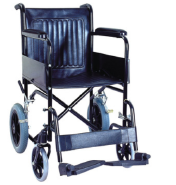 Used Manual plastic footplate stainless steel wheelchair for elderly