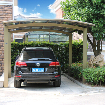 trustworthy 10 years guarantee aluminum pc car parking shed