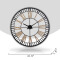 Big Oversized 32inches Novelty Battery Art Decoration Wall Metal Clock For Home Living Room 
