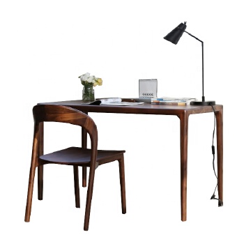 modern luxury office pc/desk/laptop workstation brown for bedroom m319