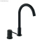 Finland market SUS304 stainless steel black brushed nickel kitchen bow tap mixer faucet sink 